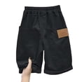 thumbnail image 2 of MIASHUI Shorts Décontractés pour Garçons, Bas de Course Sport d'Extérieur pour Enfants, Été Mode Urbaine, Noir, 6-7 Ans, 2 of 6