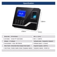 thumbnail image 5 of Système de Présence Empreinte Digitale TCPIP USB Mot de Passe Contrôle d'Accès Horloge de Bureau Heure Enregistreur d'Employé Appareil Machine Biométrique,Calculs Précis, 5 of 5