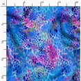 thumbnail image 2 of Soimoi Blue polyester Crepe Fabric Leopard Animal Skin Print Fabric by the Yard 42 Inch Wide, 2 of 6