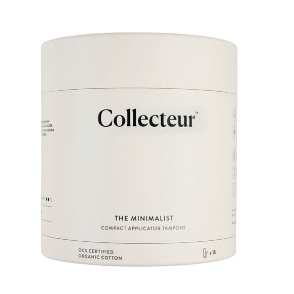 Collecteur 100% Certified Organic Cotton Tampons, Multipack - 16 count