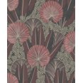 thumbnail image 4 of Pink Bold Metallic Leaf Tropical Wallpaper R8367, 4 of 4