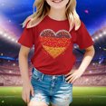 thumbnail image 2 of TZEWGL Soprt Prints Short Sleeve Round Neck Tops For Newborn Clothing For Toddlers size 6-7T, 2 of 5