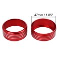 thumbnail image 2 of 3pcs Aluminum Alloy Car AC Climate Control Ring Knob Trim Cover for Subaru Impreza, 2 of 11