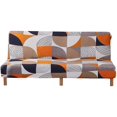 thumbnail image 1 of CHOK 2024 Futon Slipcover Armless Sofa Covers Stretch Sofa Bed Slipcover Protector Elastic (Light Gray Animal), 1 of 5