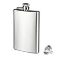 thumbnail image 1 of NARABB 10oz Stainless Steel Pocket Hip Flask Whiskey Liquor Screw Cap, 1 of 1
