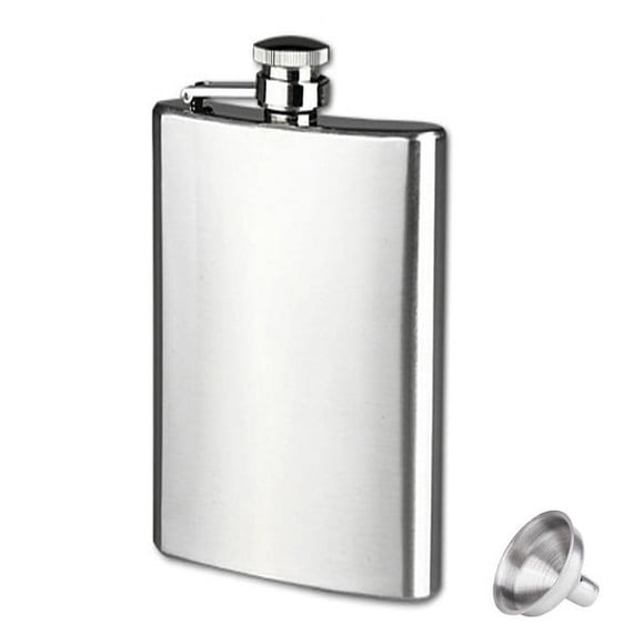 NARABB Flasque de Poche en Acier Inoxydable 10oz pour Hanches, Whisky, Liqueur, Bouchon à Vis