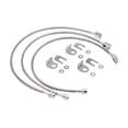 thumbnail image 2 of 89715 Front and Rear Extended Stainless Brake Lines replacement for 1987-2006 Jeep Wrangler TJ YJ 84-01 Cherokee XJ, 2 of 4