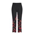 thumbnail image 5 of 2024 Pantalon pour Femmes Pantalon Décontracté pour Femmes avec Poches Ajusté Taille Haute Élastique Imprimé Sport Coton et Lin Pantalon Pantalon pour Femmes Taille Haute en Liquidation, 5 of 5