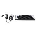 thumbnail image 1 of Clavier de Jeu Rétroéclairé RVB, Clavier Filaire Rétroéclairé Multicolore avec Sensation Mécanique, Conception Ergonomique, Prêt à l'Emploi pour 10, Mac OS X, 1 of 7