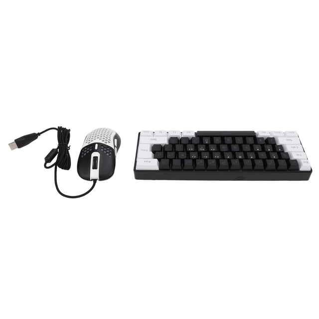 Clavier de Jeu Rétroéclairé RVB, Clavier Filaire Rétroéclairé Multicolore avec Sensation Mécanique, Conception Ergonomique, Prêt à l'Emploi pour 10, Mac OS X
