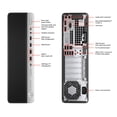 thumbnail image 3 of HP ELITEDESK 800 G3 SFF Ordinateur - Intel Quad Core I7-6700 3.4 GHz - 8 Go DDR4 RAM 1 To SSD Windows 10 Pro WiFi, Clavier et Souris 64bit (Reconditionné), 3 of 7