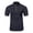 Dark Gray, variant on Mens Vintage Henley Shirt Short Sleeve Mock Neck Slim Fit Casual Cotton Top Basic Button Tshirt with Pocket Dark Gray, L