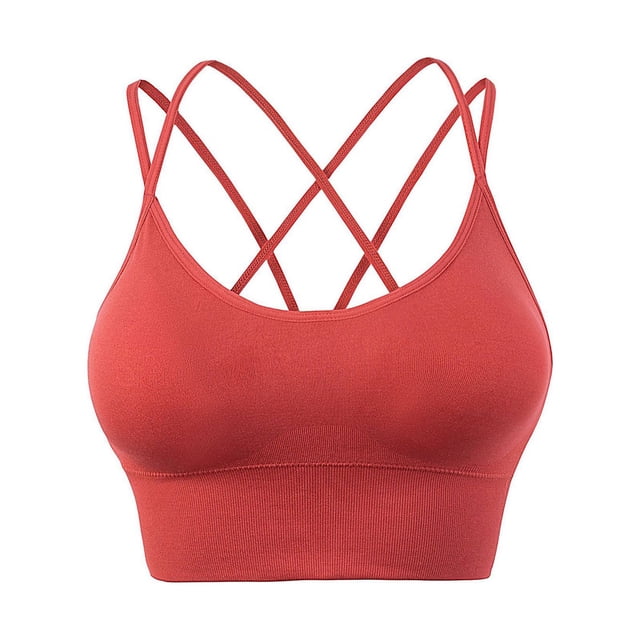 LSLJS Women Yoga Solide Sans Manches Froid Épaule Réservoir Blouse Tops Intimes, Sports Bras de Women
