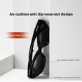 thumbnail image 4 of Cat Eye Glasses for Women Hexagonal Eye Pack Vise Z87 Frame Light Blocking Lens Thin Wire Glasses Big Frame Women Hot for Women 70's Glasses Rectangular for Women Non compatible with Polarized for, 4 of 4