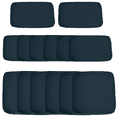 thumbnail image 1 of Outsunny 14Pcs Outdoor Cushion Covers, Dark Blue, 1 of 10