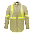 thumbnail image 1 of Flame Resistant FR High Visibility Shirt – 88%C/12%N – 7 oz twill, 1 of 3