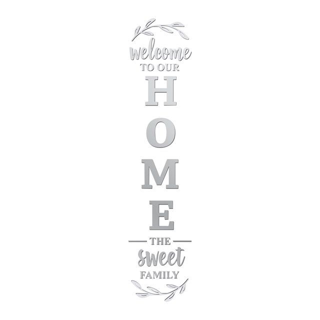 TIMIFIS Wall Stickers Combined Acrylic Mirror Sticker Three-Dimensional Self-Adhesive Diy Wall Sticker Home Decor