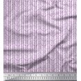 thumbnail image 1 of Soimoi Poly Georgette Fabric Leaves Block Print Fabric by The Yard 52 Inch Wide, 1 of 5