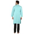 thumbnail image 4 of Atasi Indian Designer Kurta For Mens Party Wear Solid Color Ethnic Long Shirt, 4 of 7