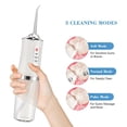 thumbnail image 2 of 4 In 1 Water Flosser For Teeth, Cordless Water Flossers Oral Irrigator With DIY Mode 4 Jet Tips, Tooth Flosser, Portable And Rechargeable For Home Travel, For Men And Women Daily Teeth Care, Ideal For Gift, Father Day Gift, 2 of 5