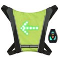 thumbnail image 1 of LED Turn Signal Bike Pack USB Rechargeable Reflective Backpack Attachment Clip with Remote Control LED Backpack with Direction Indicator Safety Light Bag Sports Vest for Cycling Running Walk, 1 of 7