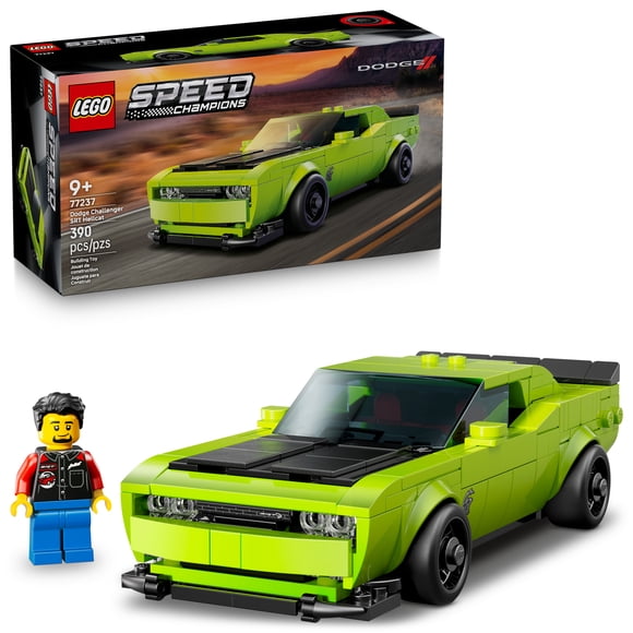LEGO Speed Champions La Voiture Sport Dodge Challenger SRT Hellcat, Jouet 77237