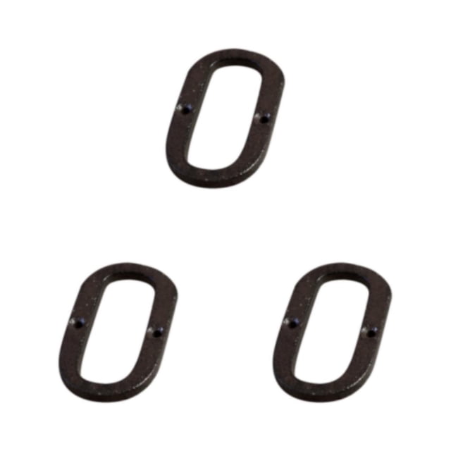 Youkk Iron Decoration Doorplate Durable And Rustproof Wide Application Not Easy To Fade Metal Metal Letters House Numbers B17--O 3Set