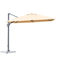 thumbnail image 1 of Costway Parasol Déporté de Patio 10 X 10 Pi en Aluminium, Rotation 360°, Inclinaison, Beige, 1 of 10