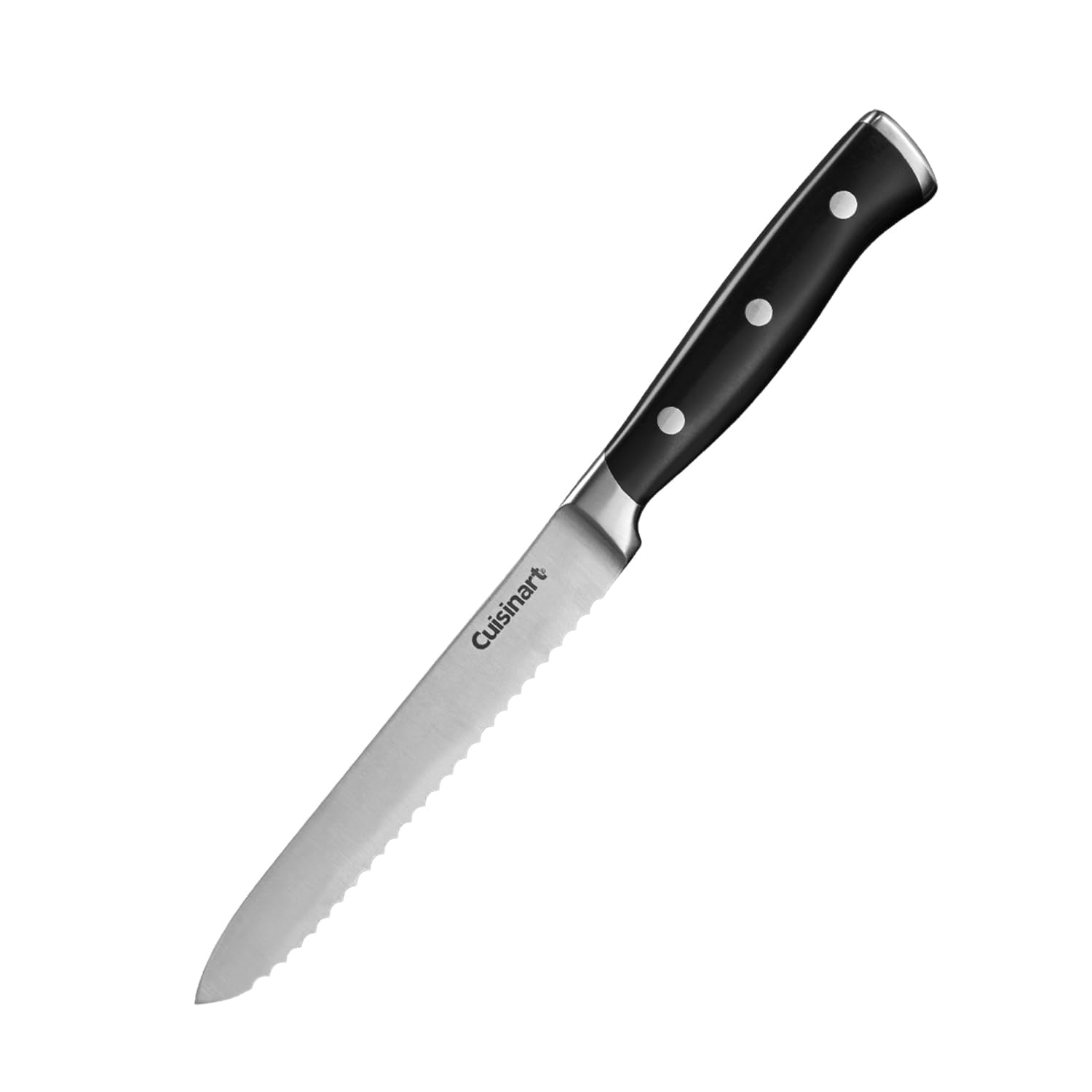 Cuisinart 5.5 in. (14 cm) Serrated Utility Knife with Blade Guard - Kitchen Knife