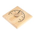 thumbnail image 2 of 0~140℃ Wooden Thermometer Temperature Display for Sauna Room Wall Mounted, 2 of 5