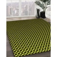thumbnail image 3 of Ahgly Company Tapis d'Intérieur Lavable à la Machine, Carré, Transitionnel, Vert Pistache, Tapis de Zone, 8 Pieds Carré, 3 of 7