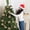 Multicolore a1947, variante sur Cagogo à Moins de 5 $ 5 Pcs Décorations de Noël, 12 Pcs Fleurs de Noël Artificielles, Têtes de Fleurs à Poussière Dorée, Ornements de Couronne de Décoration Intérieure, Arrangement Festif de Poinsettias et Houx