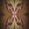 thumbnail image 1 of Ahgly Tapis d'Intérieur Lavable en Machine Carré Transitionnel Marron Clair, 6 Pieds Carré, 1 of 7