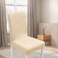 thumbnail image 2 of Dining Room Chair Cover Elastic Stretch Polyester Fleece Seat Slipcover with Secure Fit for Standard Chairs – Color 11, 2 of 5