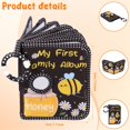 thumbnail image 2 of HLONK Soft Cloth Photo Book Polyester Baby Photo Album Free Illustration My First Picture Book Easy to Access Picture Album for Baby, 2 of 10