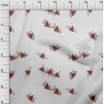 thumbnail image 3 of oneOone Georgette Viscose Brown Fabric Geometrical Sewing Craft Projects Fabric Prints By Yard 42 Inch Wide, 3 of 4