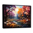 thumbnail image 2 of Designart Neo-Expressionism framed wall Art, Primal Forest in Colorful Neoexpressionism , Neo-Expressionism Large framed wall art decor, Multi-Color Traditional black framed wall art, black frame, 2 of 5