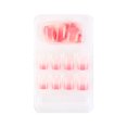 thumbnail image 1 of ziyahi False Nail Wearable Perfect Matching Simple to Wear No Irritating Odor Fake Fingernail Breathable Press Type Adjustable Paster Type 16 Type 18 F741 1Set, 1 of 6
