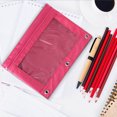 thumbnail image 4 of Birdeem Pencil Bags with Zipper, Large Pencil Pouch, Three-Hole Pencil Case Zipper Transparent Document Storage Bag Detachable Folder Large Capacity Pencil Case, Zipper Pencil Case, 4 of 6