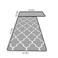 thumbnail image 4 of Fwttom Kitchen Mat, 2Pcs Kitchen Rugs, Cushioned Kitchen Mats for Floor, Non-Slip Standing Desk Mat, Waterproofing Kitchen Rug Set for Kitchen, Floor, Office, 4 of 9