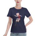 thumbnail image 1 of T-Shirt Basique à Manches Courtes pour Femmes Naruto Sakura, 1 of 6