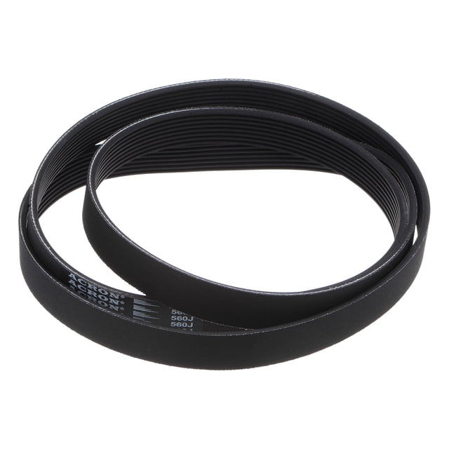 Unique Bargains 560J8 PJ V-Ribbed Belt, EPDM Industrial Transmission Serpentine Belt, 56' Length x 0.74' Width