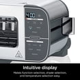 thumbnail image 3 of Ninja Foodi Four Grille-Pain en Acier Inoxydable à 2 Tranches, 1500 W, 3 of 9