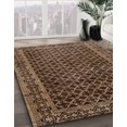 thumbnail image 2 of Ahgly Company Indoor Rectangle Abstract Bakers Brown Southwestern Area Rugs, 2' x 4', 2 of 6