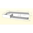 thumbnail image 4 of Nexera Rustik 60-inch TV Stand, 4 of 4