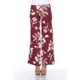 thumbnail image 1 of White Mark Women's Floral Palazzo Pants, 1 of 4