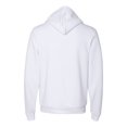 thumbnail image 2 of American Apparel Sweat à Capuche Zippé Complet en Polaire Flex Unisexe, 2TG, Blanc, 2 of 2