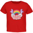 thumbnail image 1 of Death Metal Rainbow Unicorns Toddler T Shirt, 1 of 1