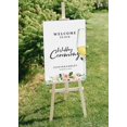 thumbnail image 5 of Darling Souvenir MADE WITH LOVE Wine Glass With Flowers,PersonalizedWeddingWelcome Sign, Large Decorative Poster Welcome To Our Wedding Poster For Easel Wedding Collection- 18x12, 5 of 5