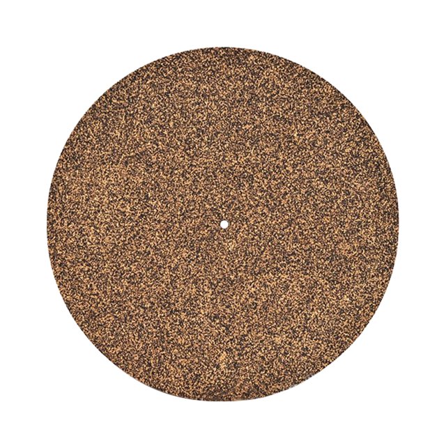 Labymos Tapis de Disque en Liège 12 Pouces Tapis de Lecteur de Vinyle Tapis de Disque Gramophone Tapis Absorbant les Chocs Réduit le Bruit Antistatique